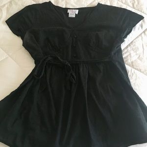 Oh Baby By Motherhood Maternity Black Blouse